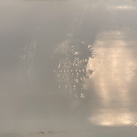 Anchor Fire-King Green Meadow Milk Glass 1-1/2 qt. Roaster - No Chips  #22 - Picture 7 of 8